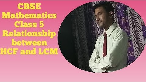 CBSE Mathematics class 5 chapter number 3 Factors and multiples Exercise 3.6 Relation of HCF and LCM