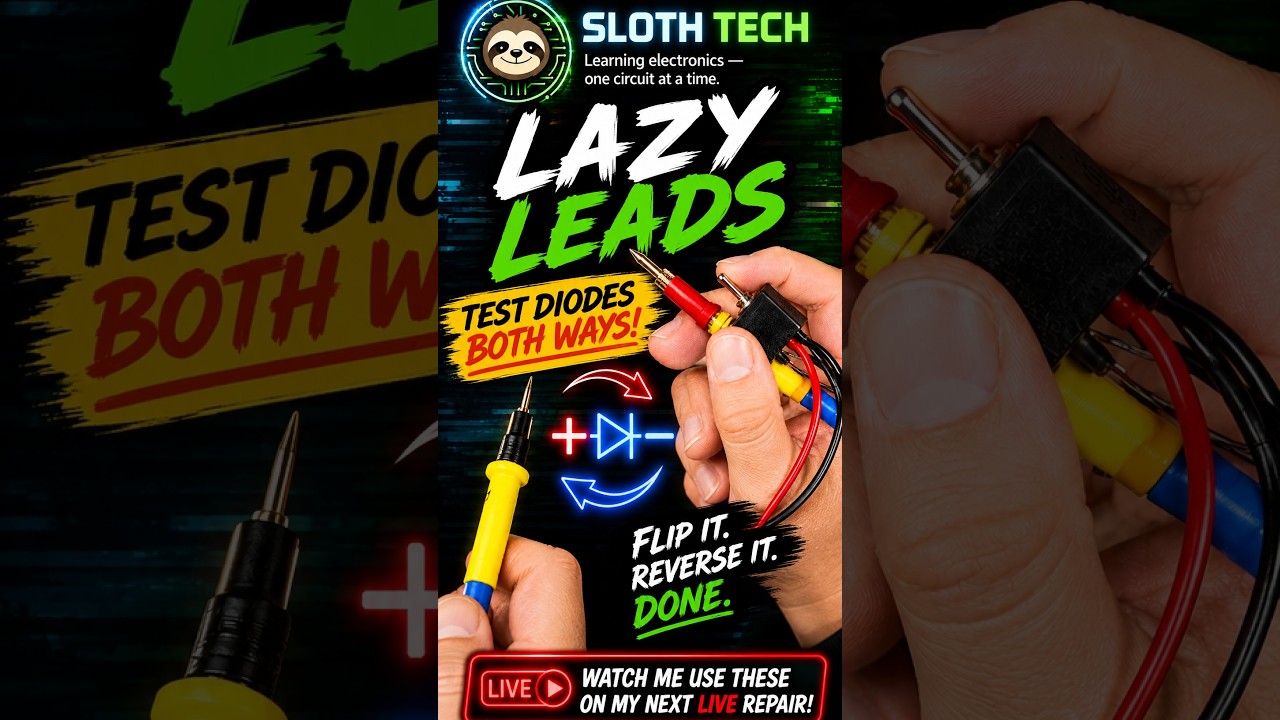 I Made “Lazy Leads” for Testing Diodes