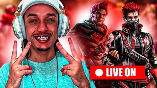 FREE FIRE AO VIVO PEGANDO TOP GLOBAL SOLO  FURY ON