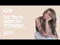 The truth about my testimony