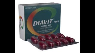 Diavit Plus Capsules Uses Side Effects Composition Dosage Priceby Medicine Informar