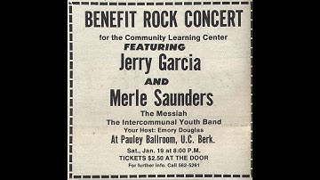 Garcia and Saunders 01.19.1974 Berkeley, CA Complete SBD