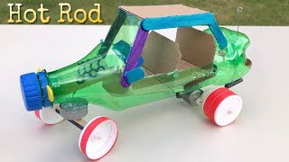 How to Make a HOT ROD - RC Car Out of Plastic Bottle - Tutorial