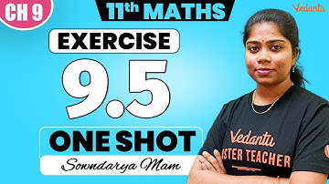 11th Maths | ONE SHOT CH 9 - Differential Calculus Exercise 9.5 | Half Yearly 2024