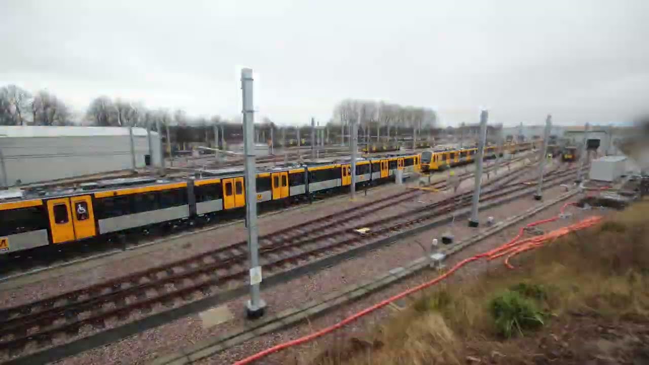 New Gosforth Metro Depot: Full timelapse film