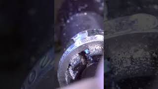 Making the smallest Silver Eagle coin ring!