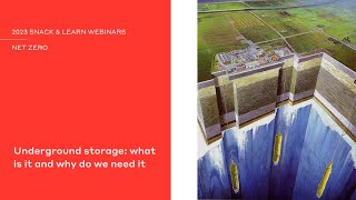 Underground Storage: What is it and why do we need it?