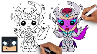 how to draw cube queen fortnite season 8