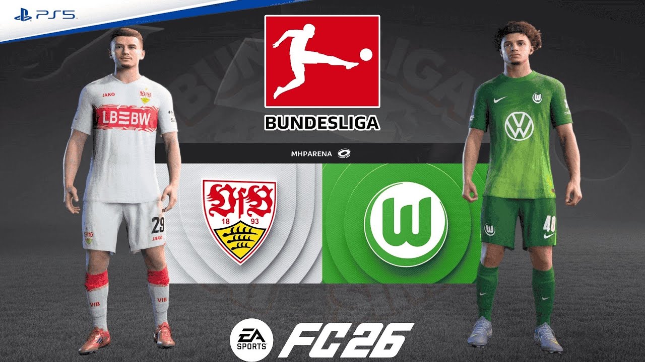 VfB Stuttgart v VfL Wolfsburg | Bundesliga 25/26 Matchday 24 | Match Simulation | FC 26 – PS5™ [4K]