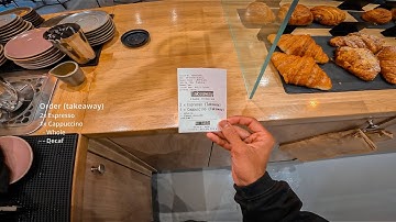 POV - Relaxing barista shift!