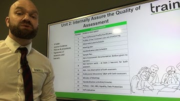 Welcome to Online L4 IQA Unit 2