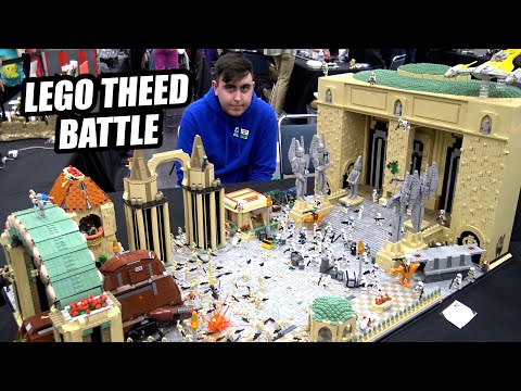 Huge LEGO Star Wars Theed Battle