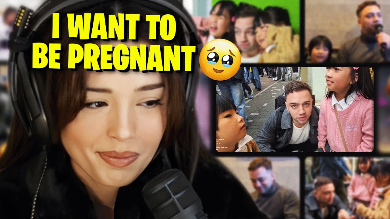 Valkyrae REACTS to Mizkif Being A Dad clips