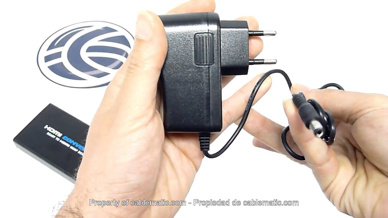 CONVERSOR EUROCONECTOR- AV SCART A HDMI Convertidor Adaptador Video Audio  1080P