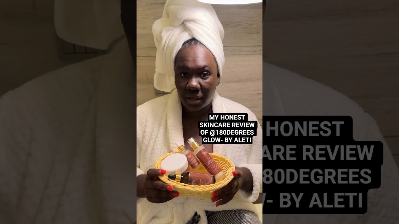 Aleti Crystal gives her feedback on using 180Degrees Glow Skincare products. 