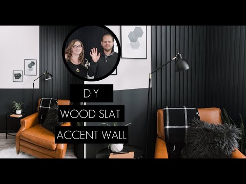 How to Make a Wood Slat Accent Wall