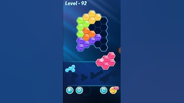 Block Hexa Puzzle Challenger Level 92 Walkthrough