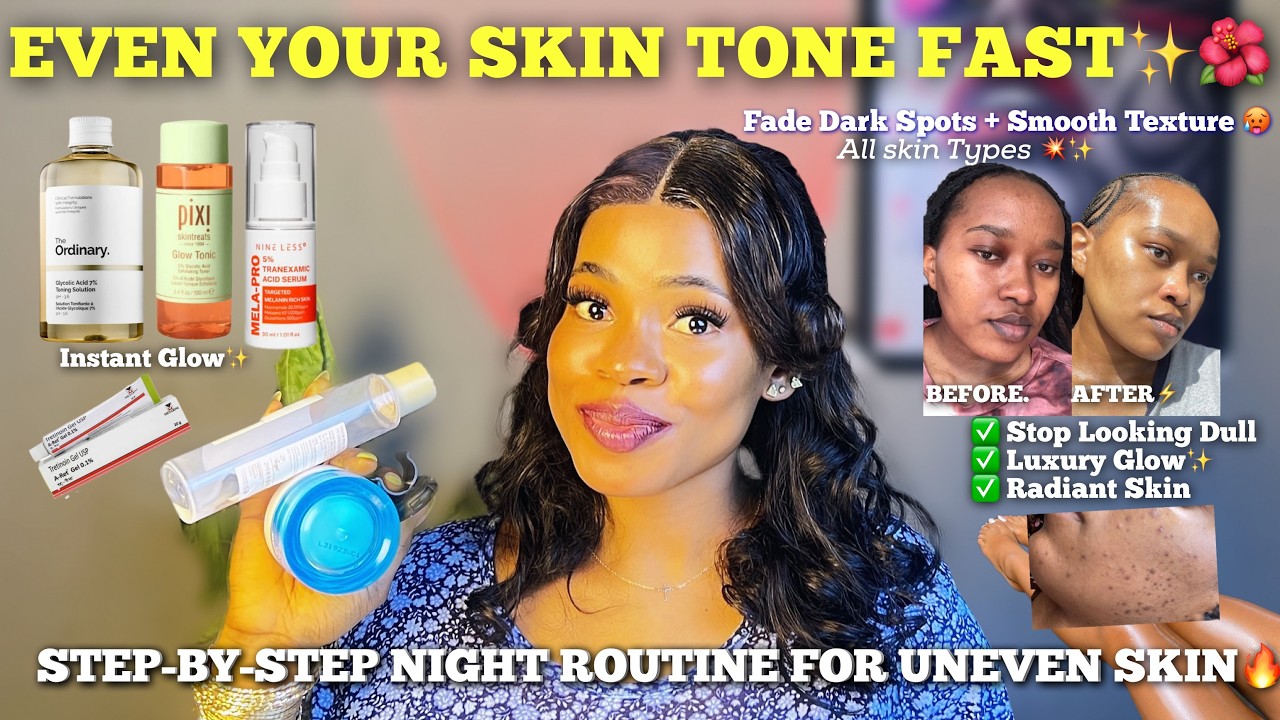 DO THIS EVERY NIGHT TO EVEN YOUR SKIN TONE FAST 🌙🔥 (Fade Dark Spots ...