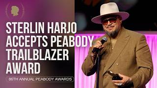 Ethan Hawke Presents Sterlin Harjo the Peabody Trailblazer Award