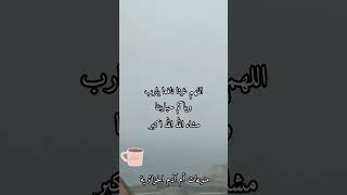 نزول المطر رحمة من عند الله اللهم غيثا نافعا يارب وعلى امة محمد اجمعين