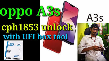 OPPO A3s cph1853 unlock Bye UFI BOX తెలుగు లో /MiR Mobilesrepairing