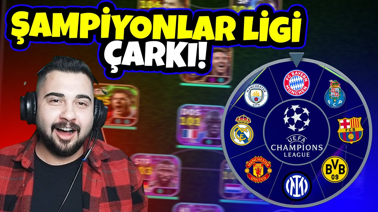 ŞAMPİYONLAR LİGİ ÇARKI! ŞAMPİYONLAR LİGİ KAZANMIŞ TAKIMLARA GÖRE KADRO KURDUM! eFootball Mobile 2026
