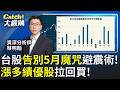 蔡明翰點名"漲多績優股"拉回買"!台股"5月魔咒"避震指南!5窮6絕7翻身?下半年"股市進出地圖"一次看!│王志郁 主持│20260518│Catch大錢潮