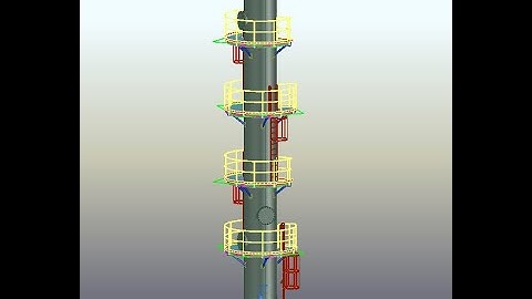 Advance steel _ Create platform for Column