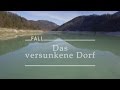 Fall im Sylvensteinsee - Luftaufnahme Sylvensteinspeicher Dezember 2015