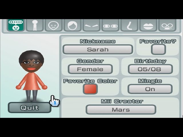 Sarah - Wii Sports - Mii 1014 - YouTube