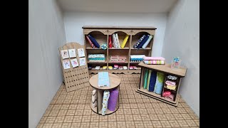 Sewing Store Dollhouse Kit (Part 3 of 4)