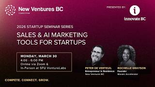 2026 Startup Seminar Series - Sales & AI Marketing Tools for Startups