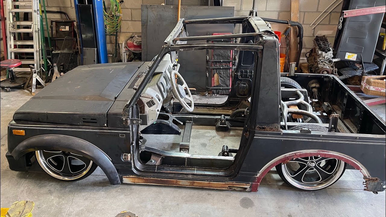 Body dropped Suzuki Samurai. Episode 16. YouTube