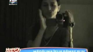 Madalina Manole s-a filmat în oglinda  inainte sa plece dintre noi
