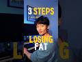 Losing fat should be an easy process. Here are 3 steps that might help you!