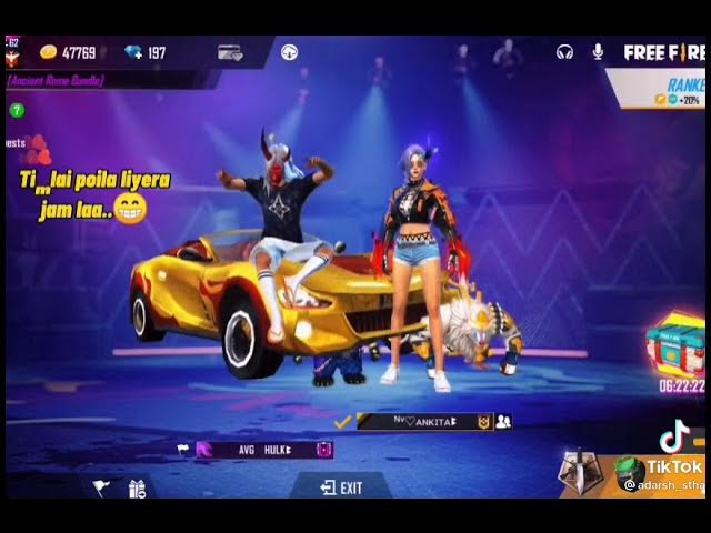 free fire lovers(samjine pani xamkine song)