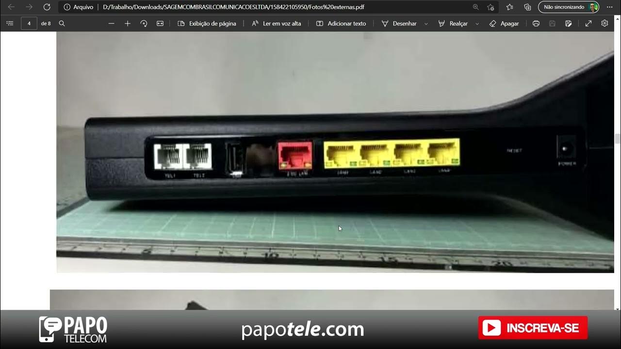 Novo Modem TIM LIVE Fibra com WiFi 6 AX FST 5670 YouTube