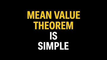 Mean Value Theorem is EASY | AP Calculus and College Calculus