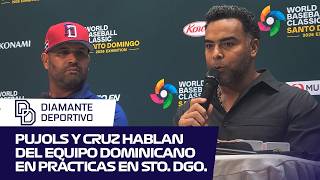 Celebrity Nelson Cruz and Albert Pujols talk about the Dominican team in Santo Domingo Profile