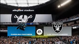Madden NFL 24 - Carolina Panthers (0-2) Vs Las Vegas Raiders (0-2) PS5 Week 3 (Madden 25 Rosters)