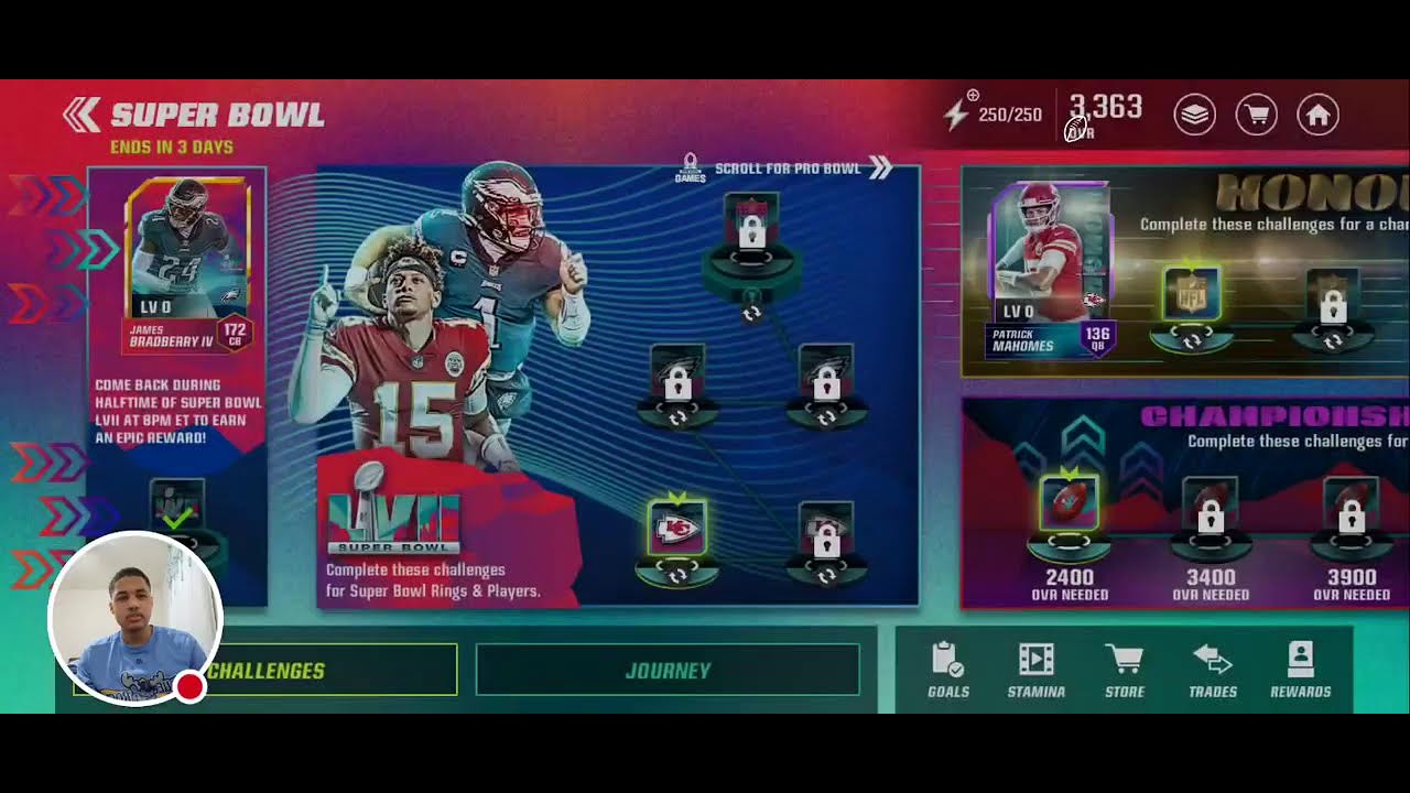Superbowl LVII Madden Mobile Halftime Show