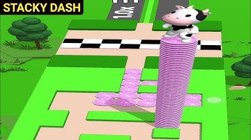 Stacky Dash ✪ GamePlay Walkthrough ✪ Mobile Game ✪ Android & iOS