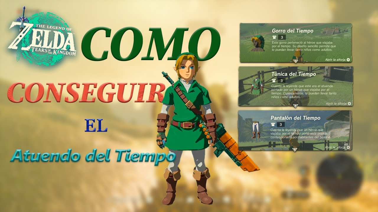 👌 COMO CONSEGUIR ATUENDO LINK ⏳ OCARINA OF TIME en ZELDA Tears of the