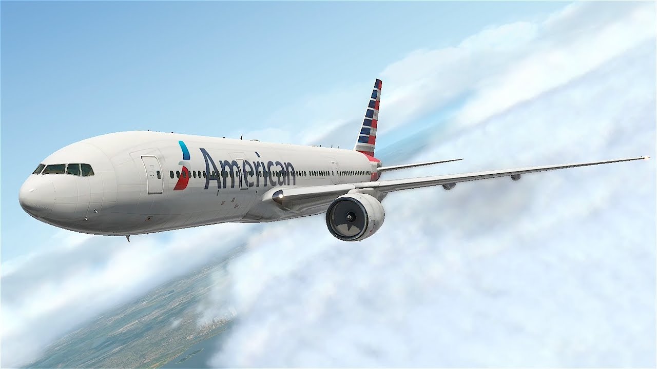 American Airlines 777200 from New York (JFK) to San Juan, Puerto Rico