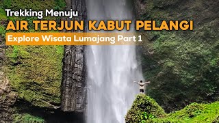 Trekking to Kabut Pelangi Waterfall || Exploring Lumajang Tourism #part1 ‼️