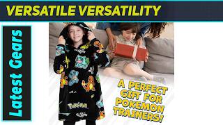 `Pokemon Blanket Hoodie: Ultimate Cozy Anime Gift!