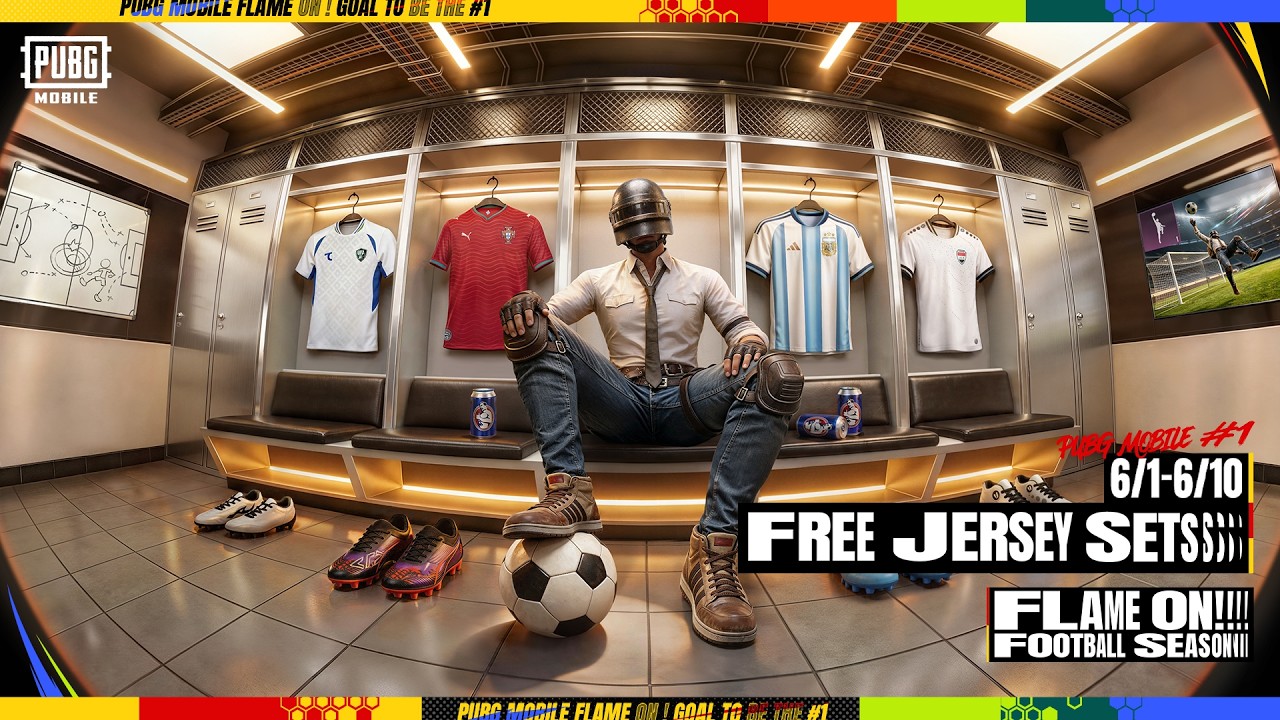 PUBG MOBILE | Choose Your Side — Free In-Game Jersey Sets!