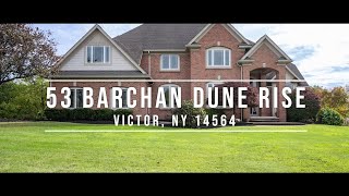53 Barchan Dune Rise, Victor, NY 14564  - Aerial Video Tour by R3D Media