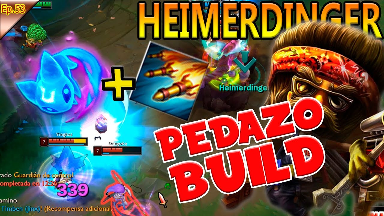 | PEDAZO DE BUILD | HEIMERDINGER MID S9 | LEAGUE OF LEGENDS GAMEPLAY ESPAÑOL |