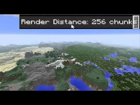i brocke minecraft render distance with my new pc - YouTube